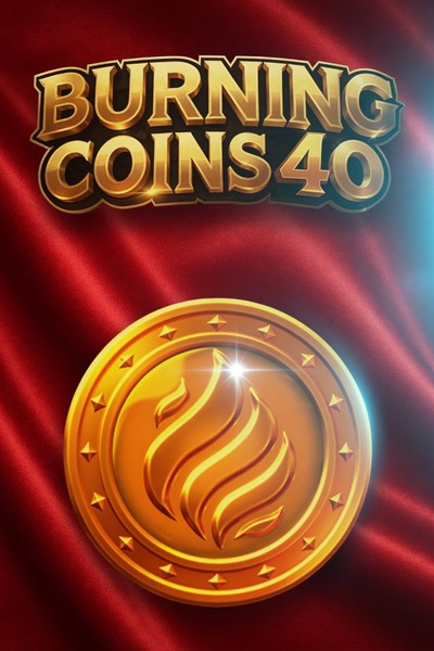 Slika igre Burning Coins 40 v Cleobetra Casino